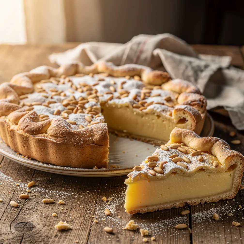 Torta della Nonna - Crostata di Crema Vaniglia della Nonna Toscana