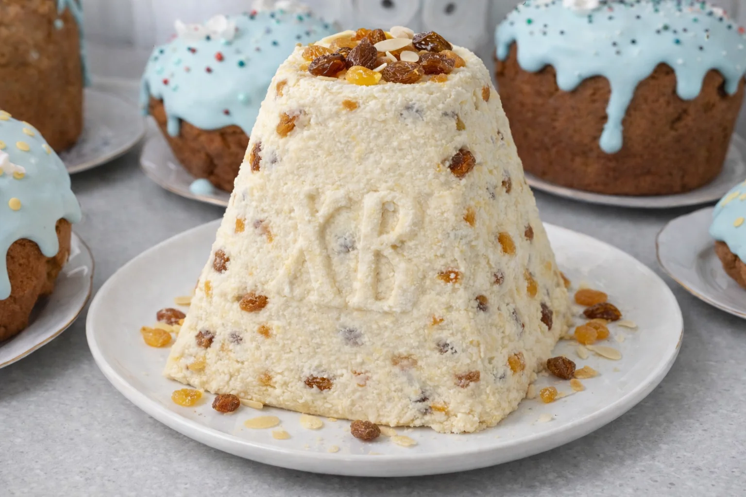 Traditional Russian Paskha (Easter Cottage Cheese Dessert)