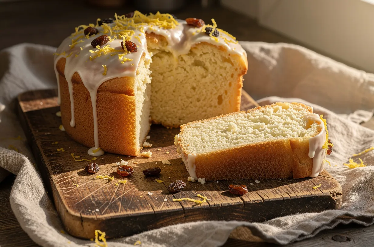 Ukrainian Paska: Cottage Cheese Easter Cake with Vanilla