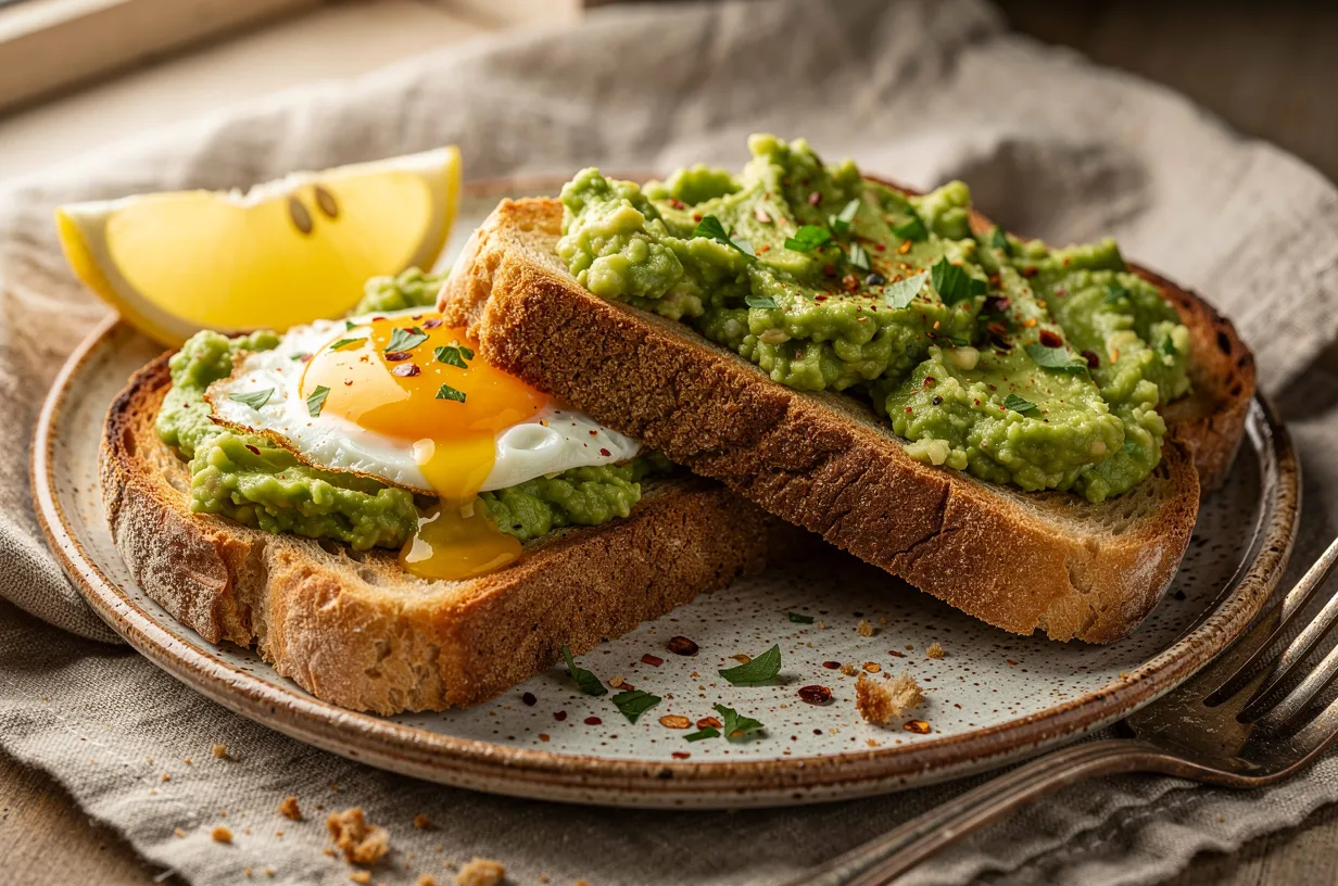 Upgraded Avocado Egg Toast with Crispy Reborn Bread